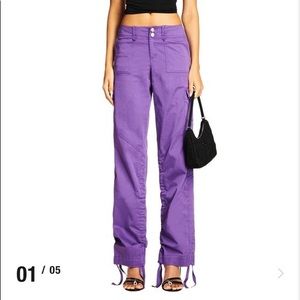 I AM GIA Purple Ryder Cargo Pant